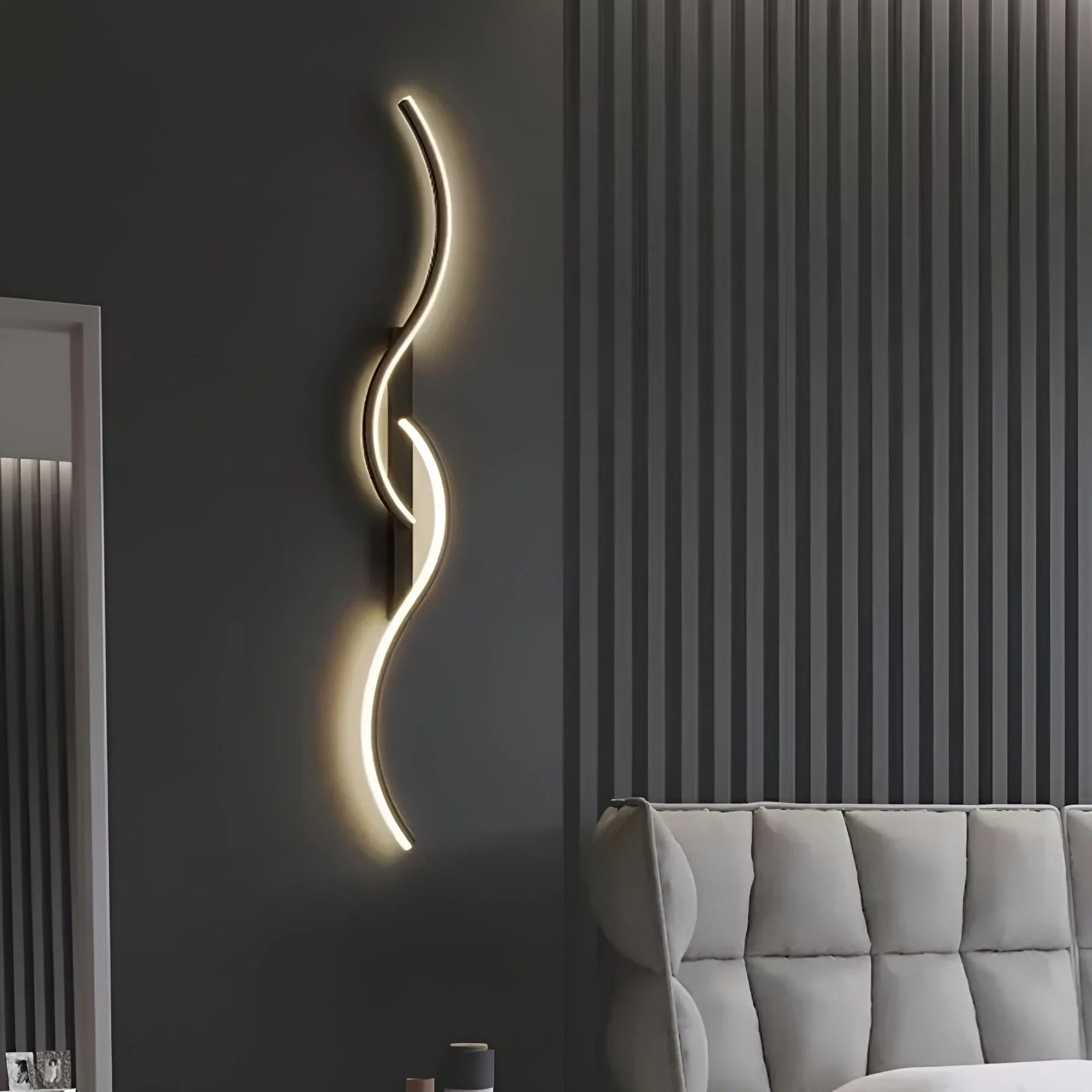 CurveGlow Modern LED Wall Light for Soft Ambient Illumination