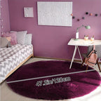 Nuvello Soft Round Rug Non-Slip