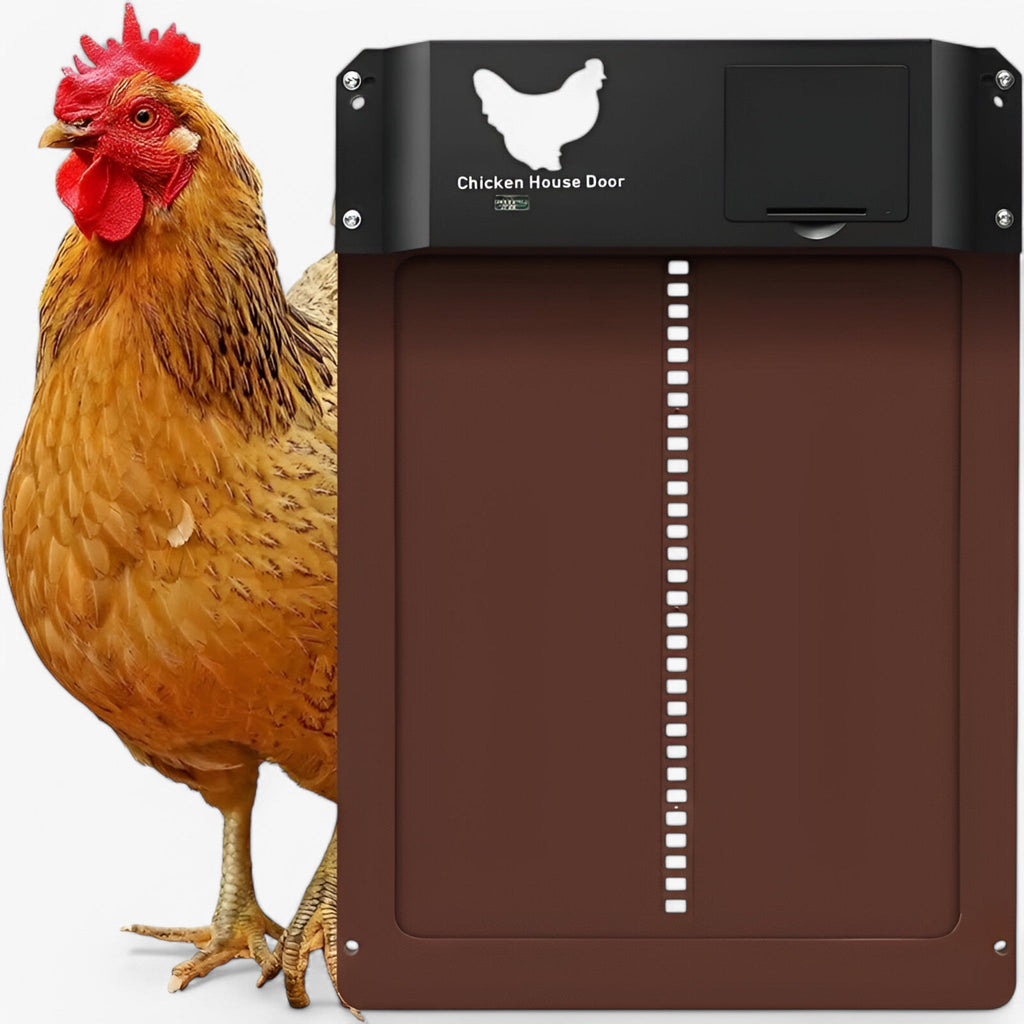 CoopGuard Automatic Chicken Coop Door with Light Sensor Control