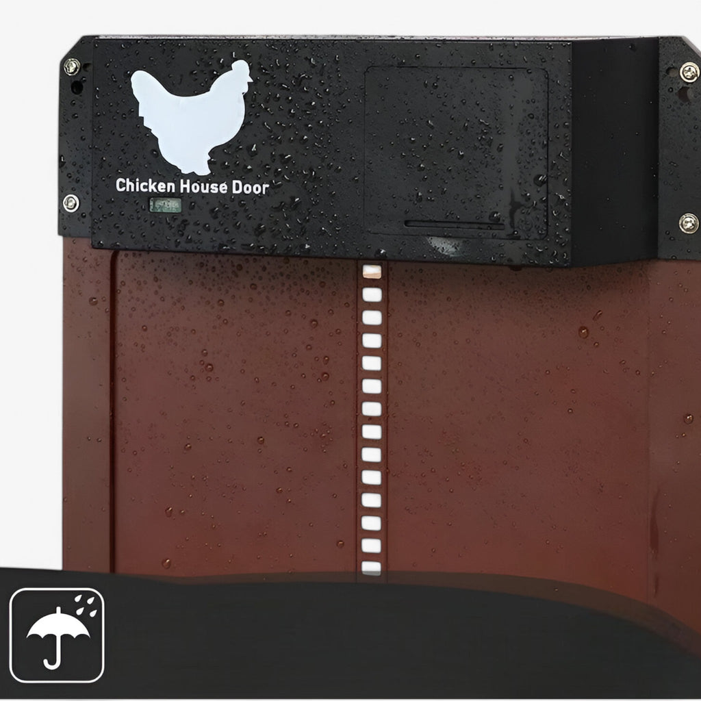 CoopGuard Automatic Chicken Coop Door with Light Sensor Control
