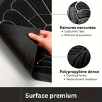 Norvex Tapis de Porte Demi-Rond Antidérapant