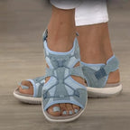 FlexAura Adjustable Comfort Sandals with Supportive Cushioned Sole
