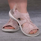 FlexAura Adjustable Comfort Sandals with Supportive Cushioned Sole
