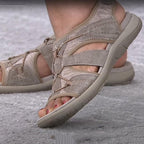 FlexAura Adjustable Comfort Sandals with Supportive Cushioned Sole