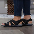 FlexAura Adjustable Comfort Sandals with Supportive Cushioned Sole