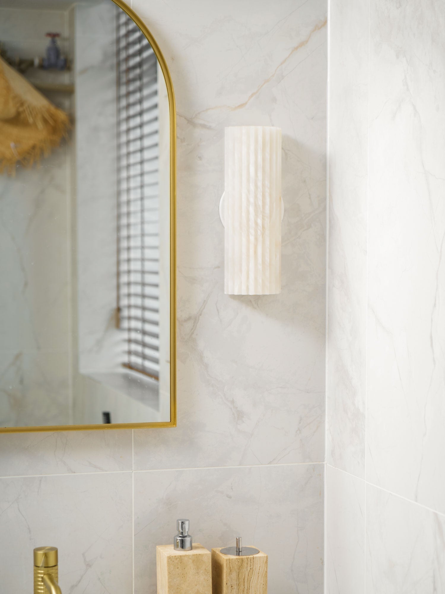 AlbaLinea Applique Murale LED en Albâtre