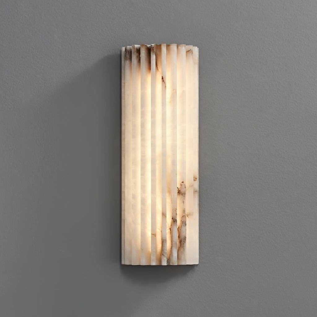 AlbaLinea LED Wall Light in Alabaster