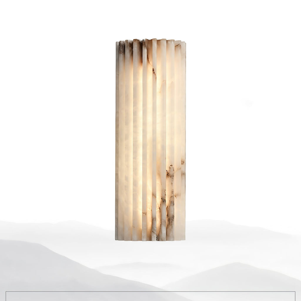 AlbaLinea LED Wall Light in Alabaster