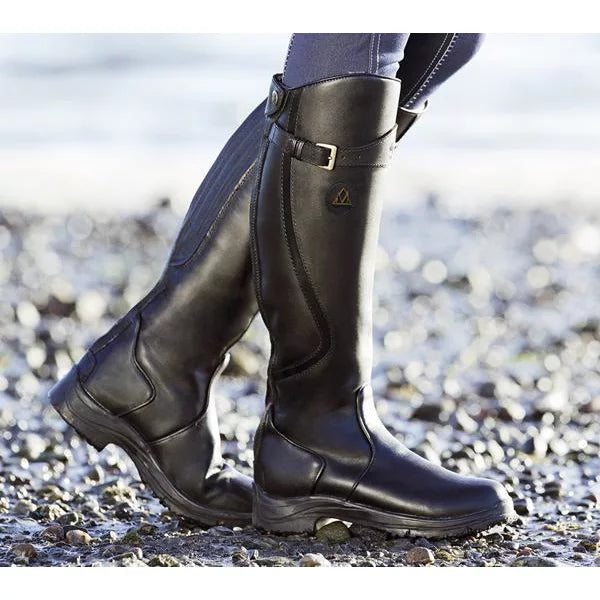 ArctiStride Waterproof Winter Riding Boots with Cushioned Grip Sole