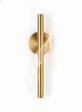 Applique a spirale moderna in oro con luci a LED