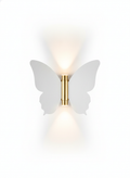 Applique da esterno a forma di farfalla ispirata alla natura - LED bianco
