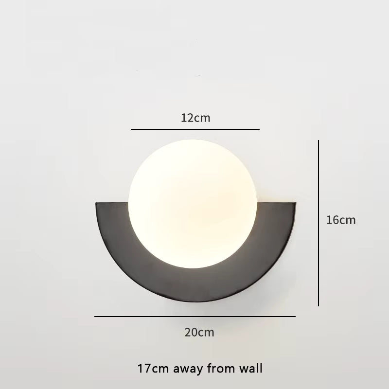 Coloréa Applique Murale Boule LED Minimaliste Colorée