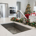 Flex-Spray Dual Mode Kitchen Faucet with 360° Swivel Arm