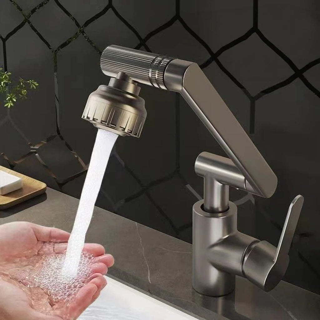 Flex-Spray Dual Mode Kitchen Faucet with 360° Swivel Arm