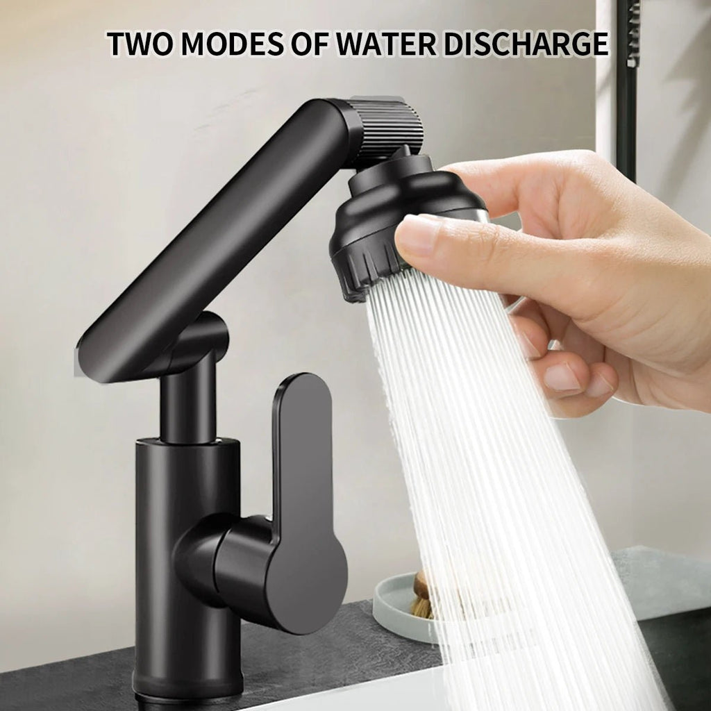 Flex-Spray Dual Mode Kitchen Faucet with 360° Swivel Arm