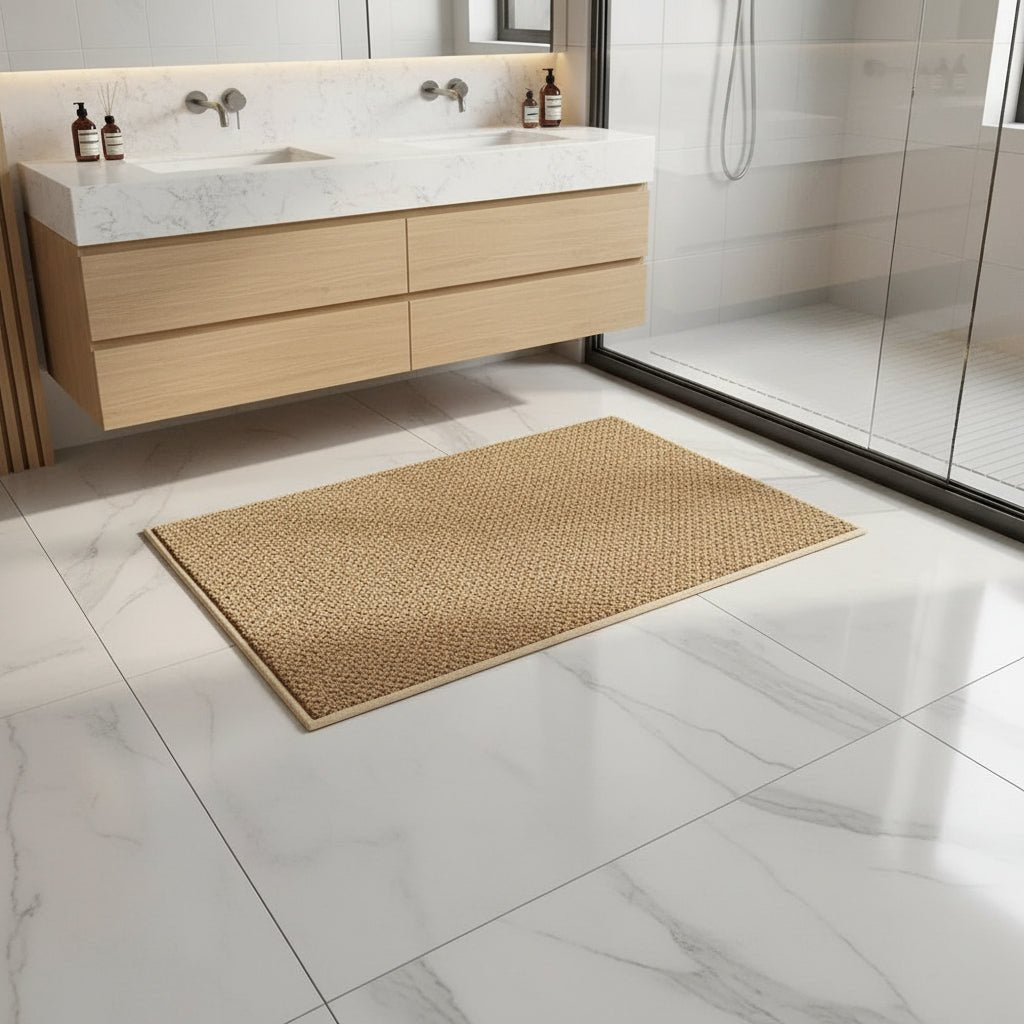 Solévia Tapis de Porte Absorbant Géométrique Moderne
