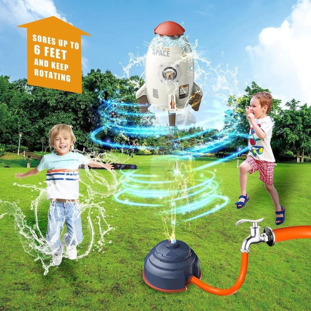 360-Degree Rotating Garden Sprayer for Kids - Outdoor Water Play Toy