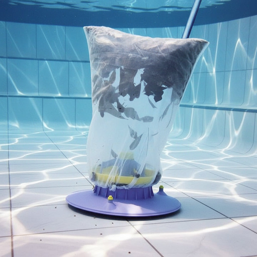 AquaSweep Water Pressure Pool Cleaner with Reusable Filter Bag