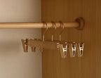 Premium Camphor Wood Closet Hangers with Wide Shoulders - Set of 2