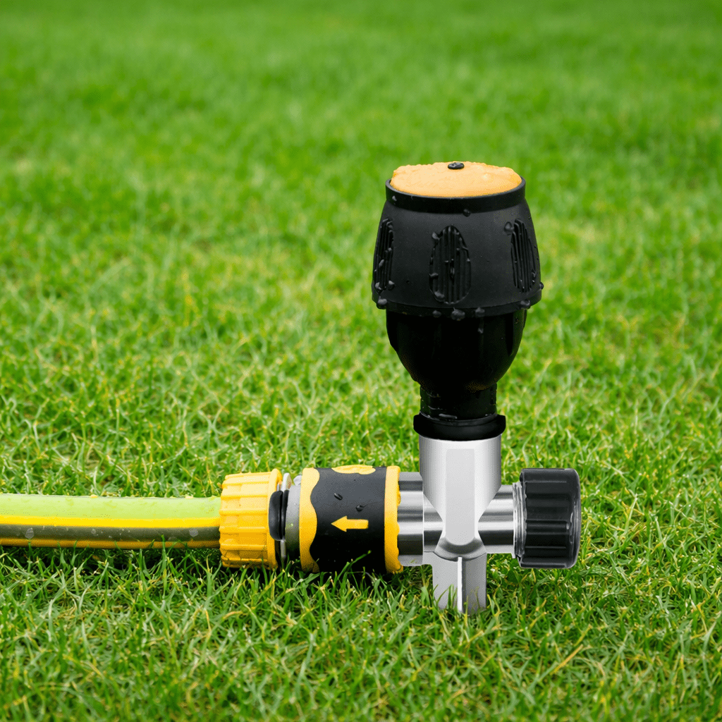 HydroSpin 360 Garden Sprinkler | Automatic Rotating Lawn Water Sprayer