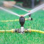 HydroSpin 360 Garden Sprinkler | Automatic Rotating Lawn Water Sprayer