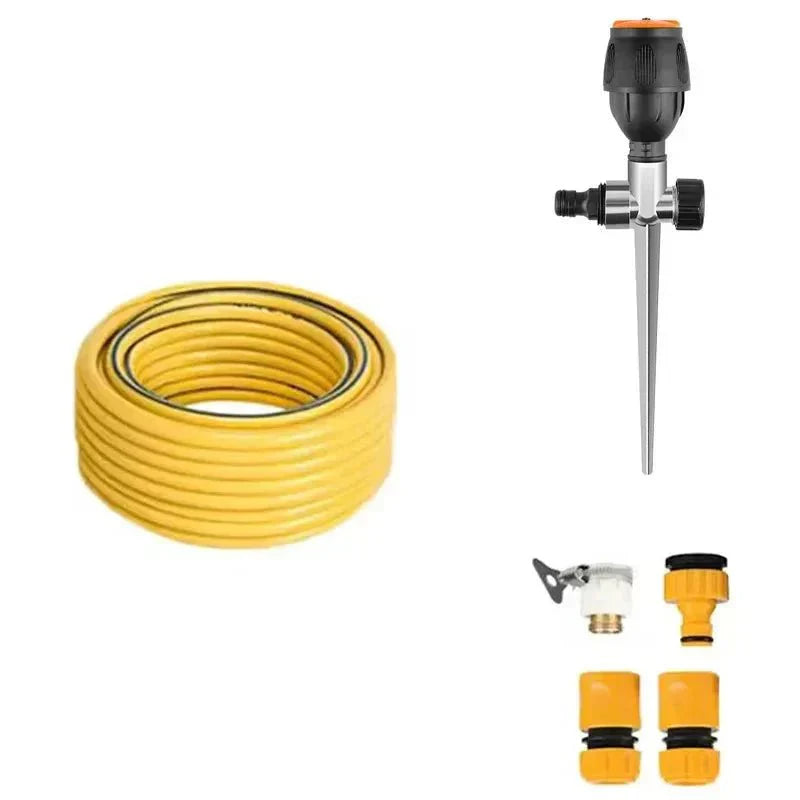 HydroSpin 360 Garden Sprinkler | Automatic Rotating Lawn Water Sprayer