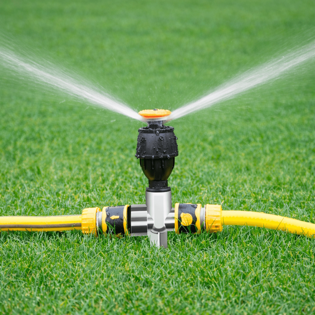 HydroSpin 360 Garden Sprinkler | Automatic Rotating Lawn Water Sprayer