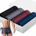 PureFlex Men's Bamboo Boxer Briefs 10 Pack Soft Breathable Underwear