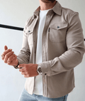 Hartwell Men's Shirt Jacket Long Sleeve Smart Casual Overshirt