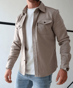 Hartwell Men's Shirt Jacket Long Sleeve Smart Casual Overshirt