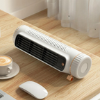 BreezeFlow Bladeless Portable Tower Fan with Quiet Air Cooling