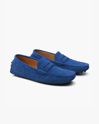 Veloro Men's Suede Penny Driving Loafers
