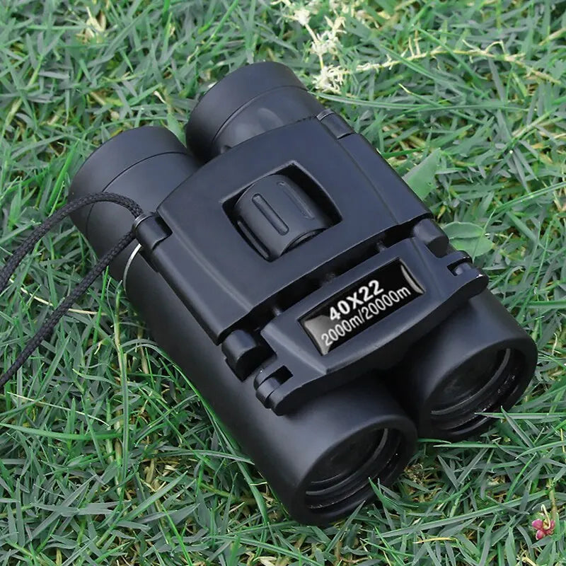 EagleVista Compact Binoculars 40x Foldable for Travel Hiking and Birdwatching