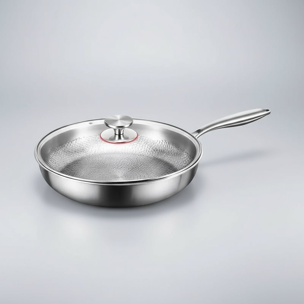 ForgeTitan Hammered Titanium Frying Pan | Induction Compatible Skillet