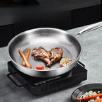 ForgeTitan Hammered Titanium Frying Pan | Induction Compatible Skillet