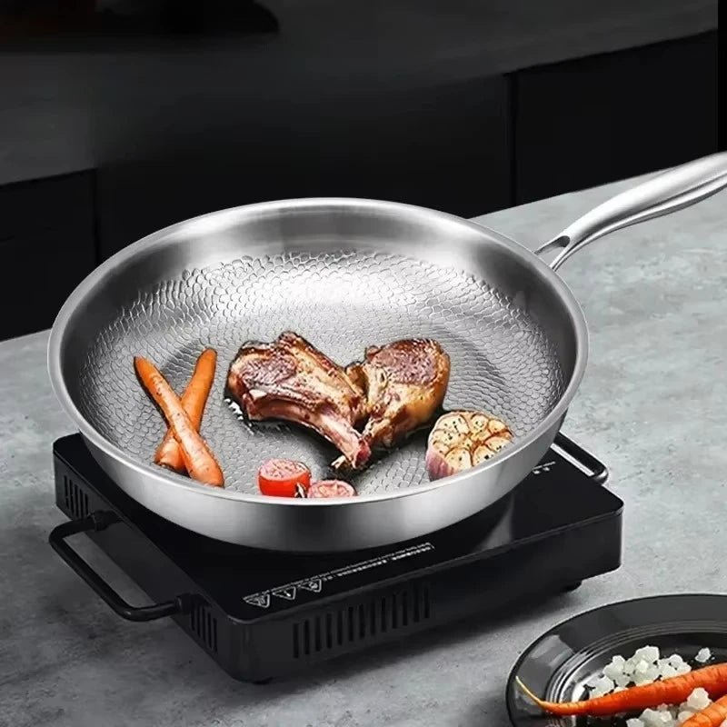 ForgeTitan Hammered Titanium Frying Pan | Induction Compatible Skillet