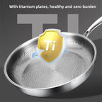 ForgeTitan Hammered Titanium Frying Pan | Induction Compatible Skillet