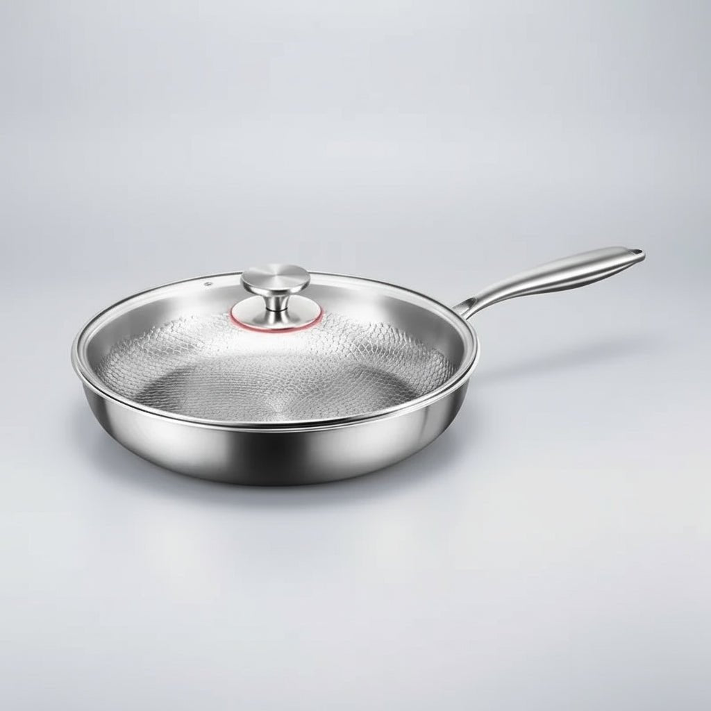 ForgeTitan Hammered Titanium Frying Pan | Induction Compatible Skillet