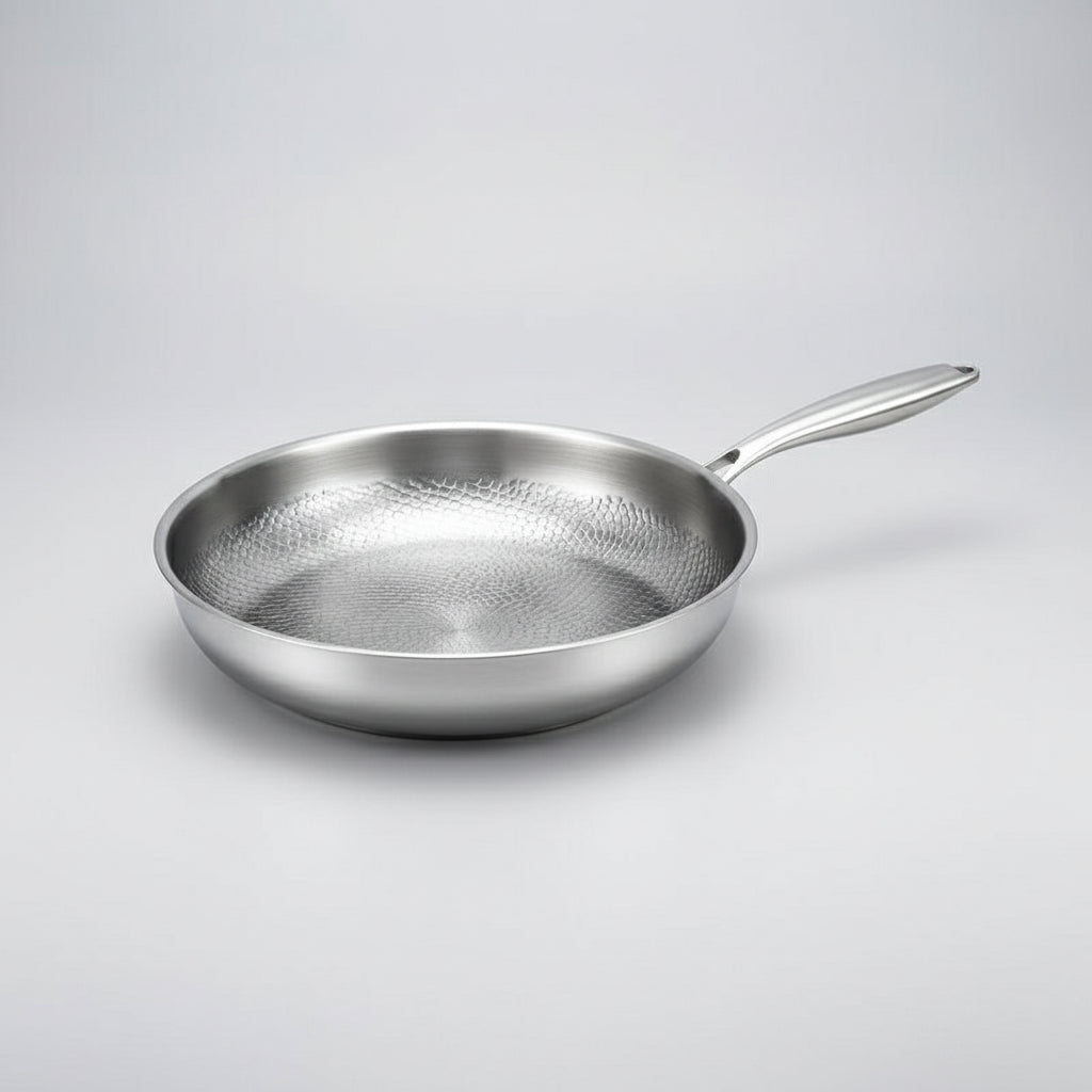 ForgeTitan Hammered Titanium Frying Pan | Induction Compatible Skillet