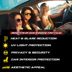 Premium UV & Heat Blocking Car Window Tint Film – Universal Fit