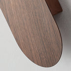Ashvale Globe Wall Light | Wood Effect LED Indoor Wall Lamp