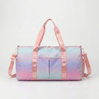 Gym-to-Office Duffel Bag with Shoe Compartment and Wet Pocket