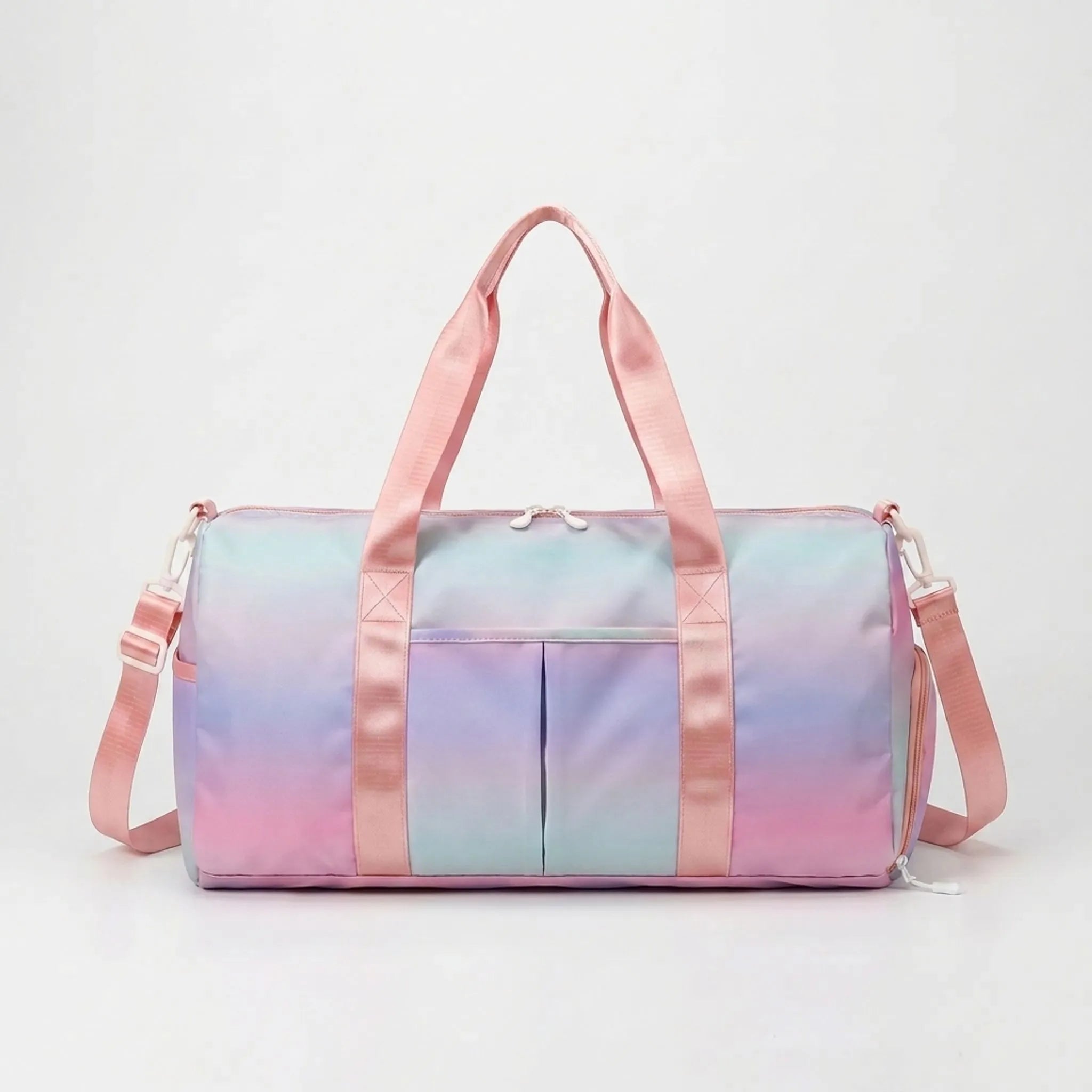 Gym-to-Office Duffel Bag with Shoe Compartment and Wet Pocket