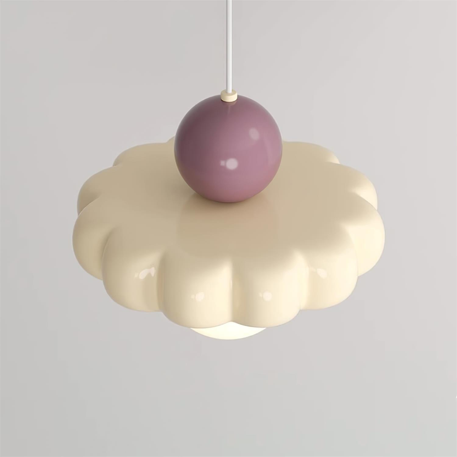 AriaLune Suspension Design Crème Moderne