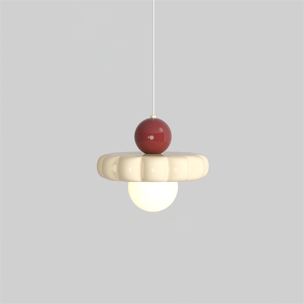 AriaLune Suspension Design Crème Moderne