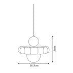 AriaLune Suspension Design Crème Moderne