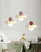 AriaLune Suspension Design Crème Moderne