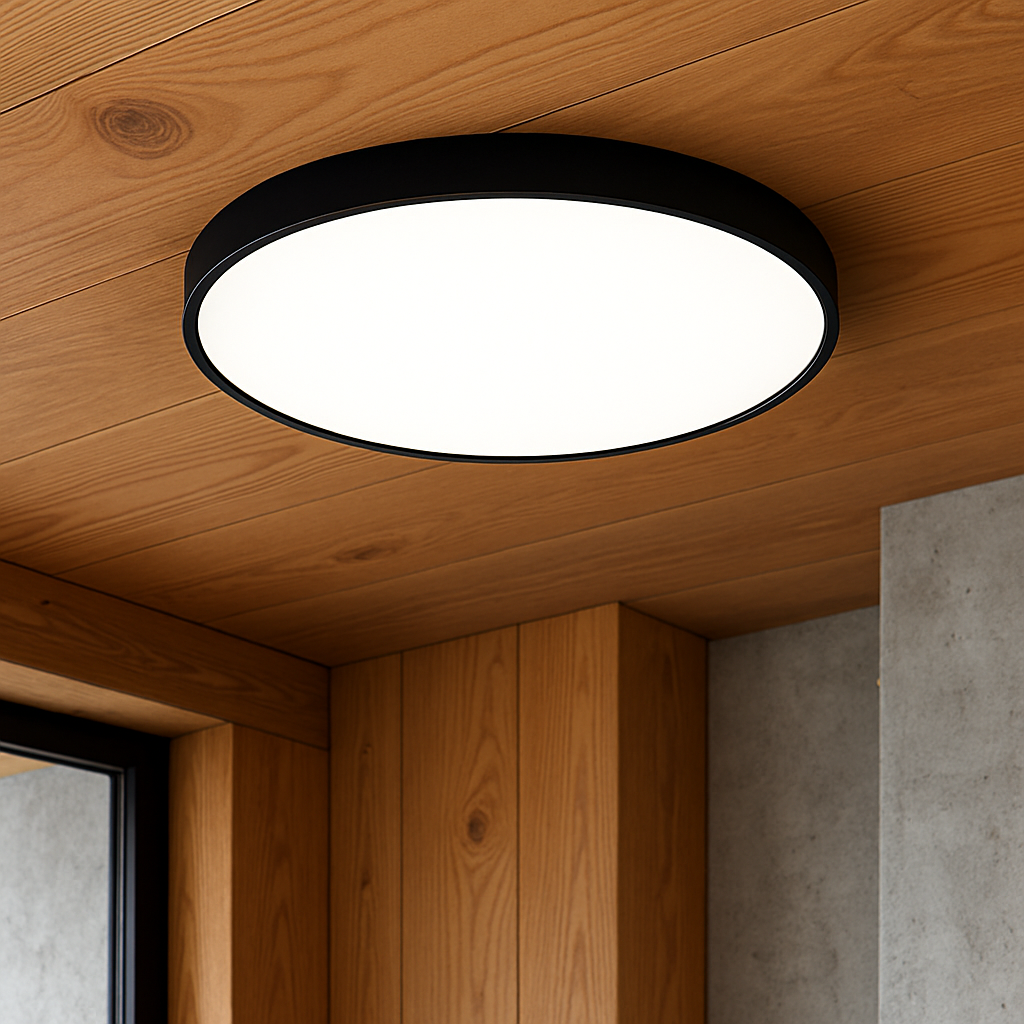 SlimGlow Ultra Thin LED Ceiling Light for Kitchen Hallway and Dining Room