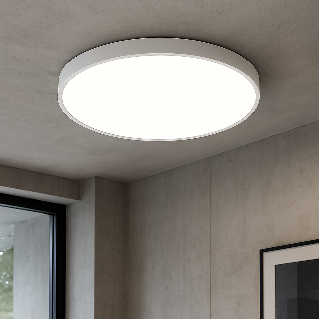 SlimGlow Ultra Thin LED Ceiling Light for Kitchen Hallway and Dining Room