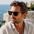 VintageVista Polarised Round Sunglasses with UV400 Protection
